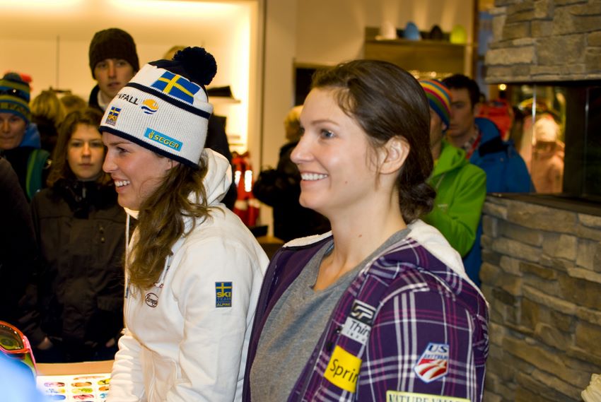 Julia Mancuso Autograph session - WM Garmisch