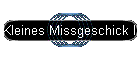 Kleines Missgeschick II