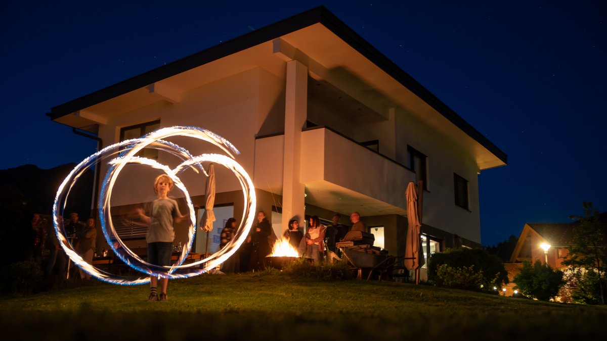 Impression der Feuershow in Reutte und Breitenwang – Thomas Siebenhüner, Nadja Holzknecht, Freitanz, Reutte und Breitenwang – Foto 11